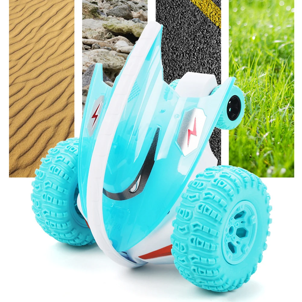 2,4G RC автомобиль 360 спиннинг флип Stingray трюк модель автомобиля со светодиодный вспышкой освещение музыка Дети Игрушка Выкл-модель дорожного транспортного средства игрушки подарок