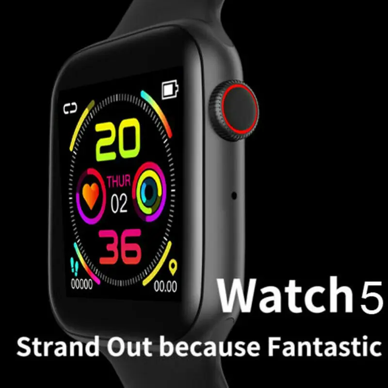 2020 New W5 Smart Watch Series 5 Style Bluetooth 44mm Heart Rate Monitor For IOS Android|Smart Wristbands| - AliExpress