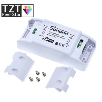 

Itead Sonoff Smart Wifi Switch DIY Smart Wireless Remote Switch Domotica Wifi Light Switch Smart Home Controller Work with Alexa