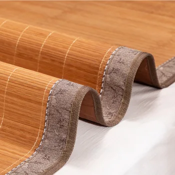 

2020 Summer Viscose Bamboo Mat 1.8 M Bed Rattan Mat Mats 1.2 M Double Students Dormitory Foldable 1.5m