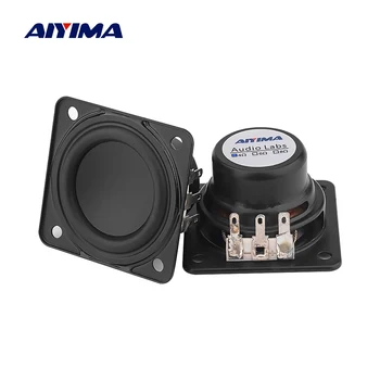

AIYIMA 2Pcs 1.75 Inch Full Range Speakers 4 Ohm 6W Neodymium Magnetic Loudspeaker Large Stroke For Bluetooth Speaker