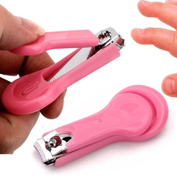 

Cute Safe Children Baby Nail Clipper Cute Infant Finger Trimmer Scissors Baby Nail Care Nail Cutters Color Random