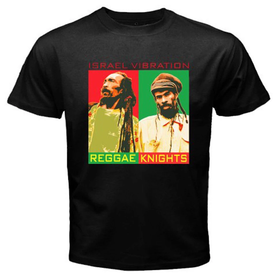 Новинка Israel Vibration рыцари регги Обложка альбома Мужская черная футболка размер S-3Xl