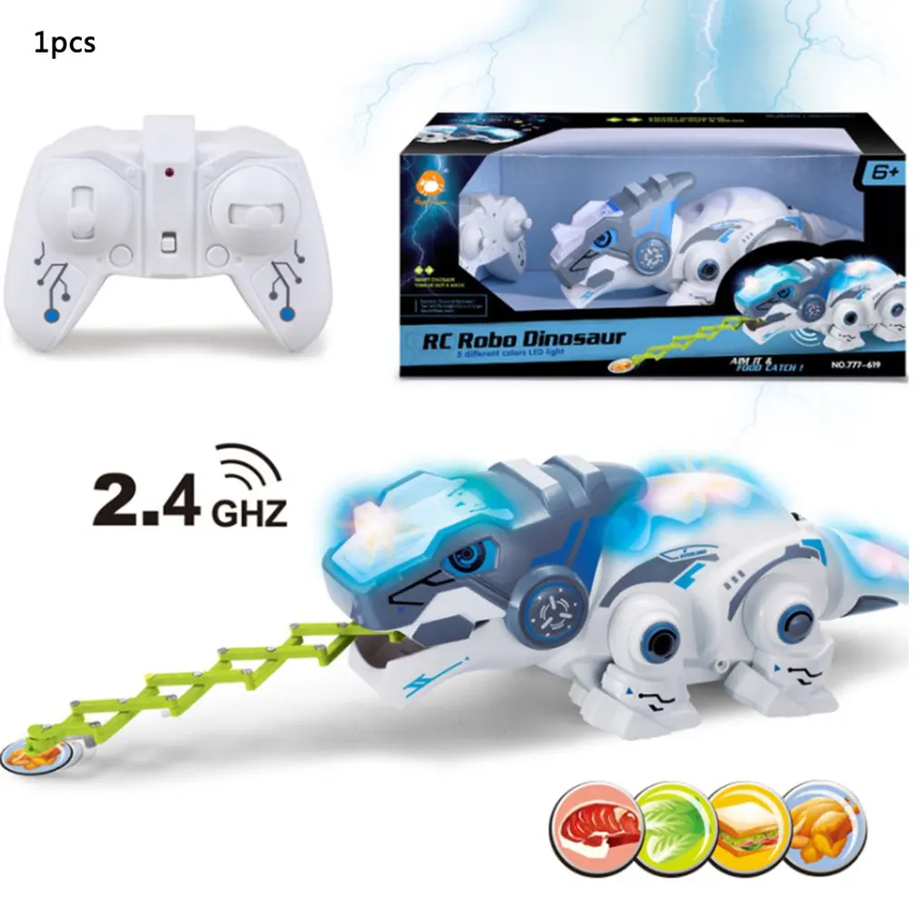 

777-619 Remote Control Mechanical Dinosaur 2.4G Four-Way Electric Pet Lighting Children'S Educational Electric Toy