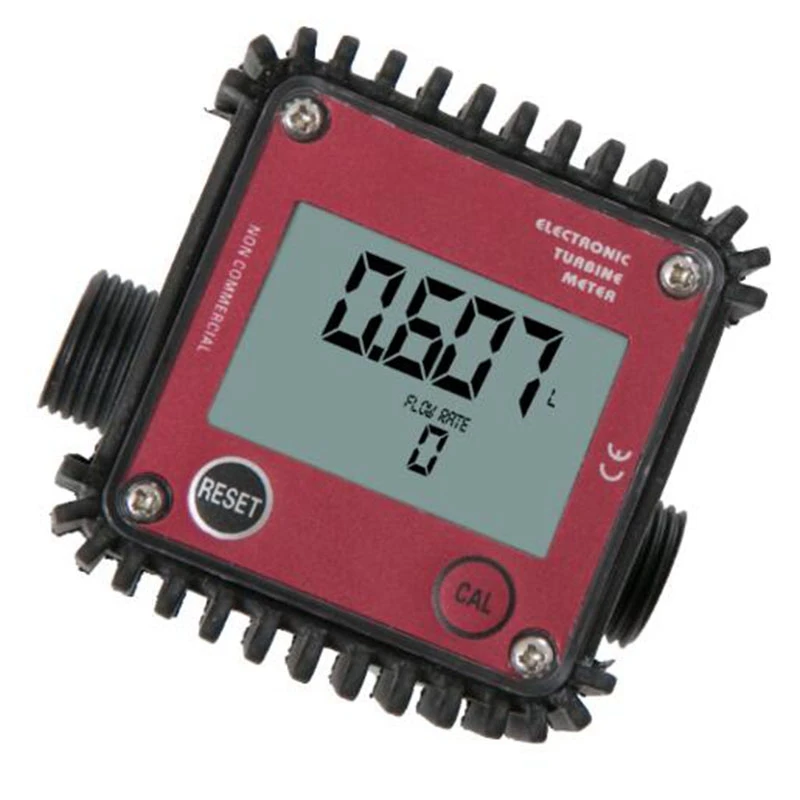 K24 Small Flow Gear Flowmeter 4 Points 19mm External Thread Fuel Water Urea Liquid Meter Flow Meter