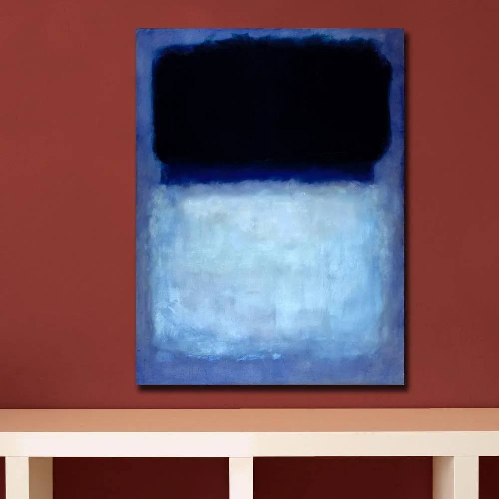 

Wall Pictures For Living Room Abstract mark rothko Green on Blue 1956 Canvas Art Home Decor Modern No Frame Oil Painting