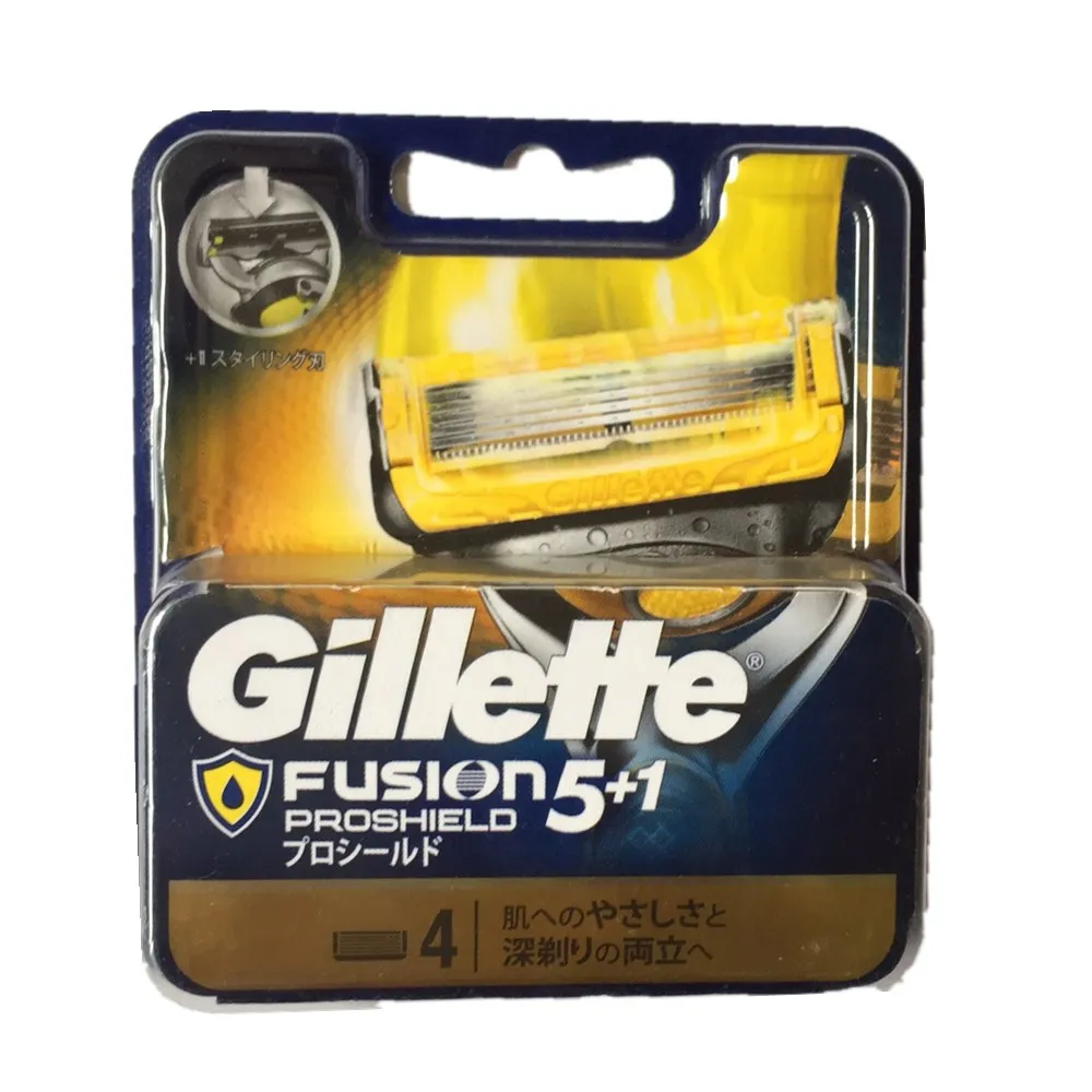 

Original Gillette Fusion Shaving Blade Profiled Men Face Hair Removal Replacement Blades Head Razor Blades Refills