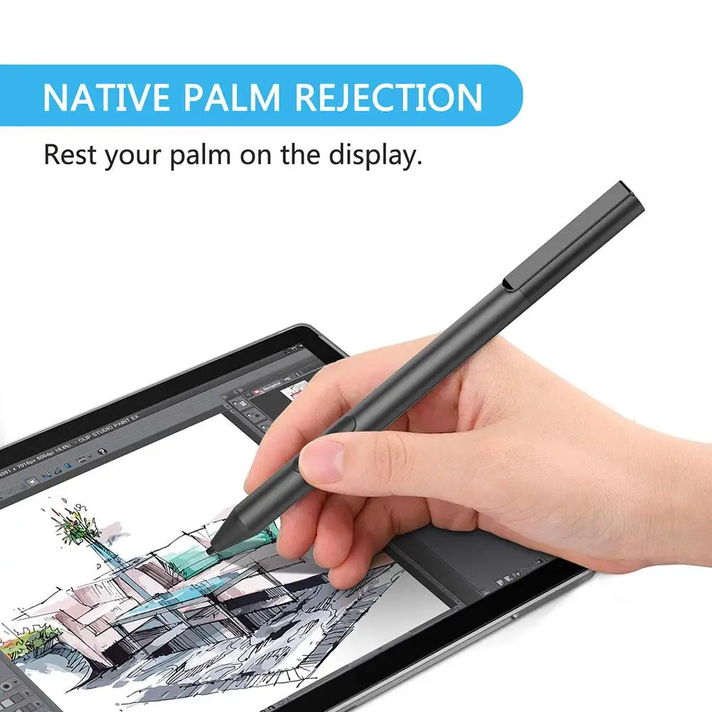 

New 4096 Pressure Stylus Pen For Microsoft Surface Go Pro 6/5/ 4/ Book ASUS Transformer 3 Wireless Solid Aluminium Stylus Pen