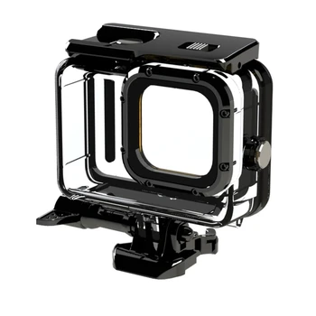 

50M Waterproof Case Underwater Tempered Glass Lens Diving Housing Cover for GoPro Hero 9 Black Camera Accessories