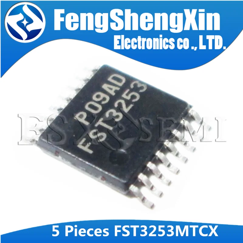 5 шт. FST3253MTCX TSSOP16 FST3253 TSSOP-16 FST3253MTC TSSOP двойной мультиплексор 4:1/Переключатель шины