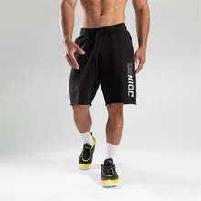 Повседневные шорты для мужчин, для тренажерного зала, для фитнеса, бодибилдинга, хлопковые короткие штаны,, мужские бегуны для тренировок, короткие спортивные штаны, летние бермуды