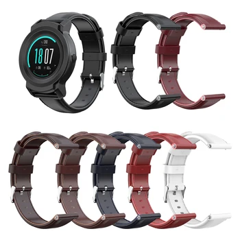 

22mm Replacement Genuine Leather WristBand Strap Compatible for TicWatch Mobvoi E2/S2/TicWatch Pro Durable for Gear LIVE SM-R382