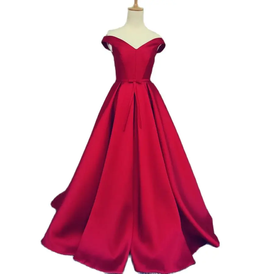 Red Carpet Long Prom Gowns With Belt Sexy V Neck Ball Open Back Lace Up Vintage Party Evening Real Photos | Свадьбы и торжества