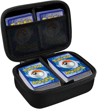 

Card Holder Compatible for PM TCG Cards, All Card Game Storage Box Binder Fits Up 400+ Lycanroc Gx/Assorted