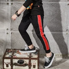 Брюки для мальчиков г. Весенние новые стильные детские спортивные штаны повседневные брюки из чистого хлопка в Корейском стиле для девочек детские брюки