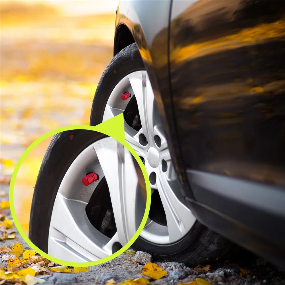 4Piece/set Sport Styling Car Wheel Tire Valve Caps Case for Toyota  corolla yaris rav4 avensis auris camry c-hr 86 prius emblem