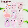 1pcs Silicone Teether unicorn Cartoon Animal BPA Free Rodents Teething Necklace Food Grade Infant Chewable Toys Baby Teether 1