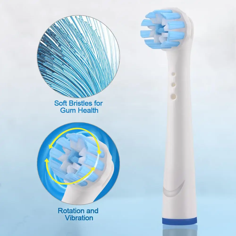 8 шт. сменные насадки для зубных щеток Oral B Braun головки Vitality Precision Clean/Trizone мягкая