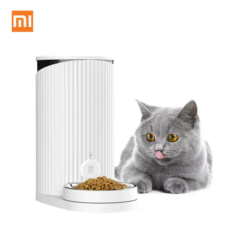 Xiaomi Mijia FURRYTAIL Pet Smart Feeder автоматическая подача анти-засорение синхронизации чаша количественный питатель с приложением дистанционного управления