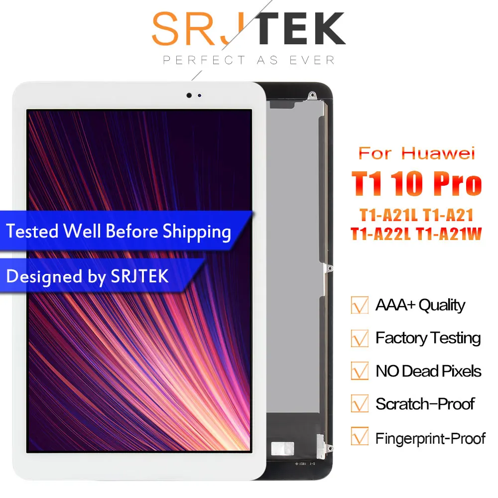 Srjtek 10 1 для Huawei Mediapad T1 Pro LTE T1-A21L T1-A21 T1-A22L T1-A21W LCD дисплей Матрица сенсорный экран