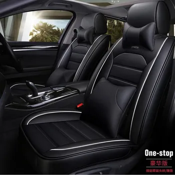 

New luxury Leather car seat covers for chrysler 300c voyager citroen berlingo c4 cactus c4 grand picasso chery tiggo Automobiles