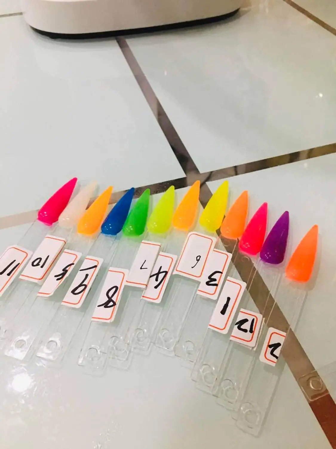 1KG  3-in1 nail acrylic/dip powder Neon Powder collection Future Neon 12 Colors Dip Powder Manicure Nail Dip Powder Colors ,HG43 4