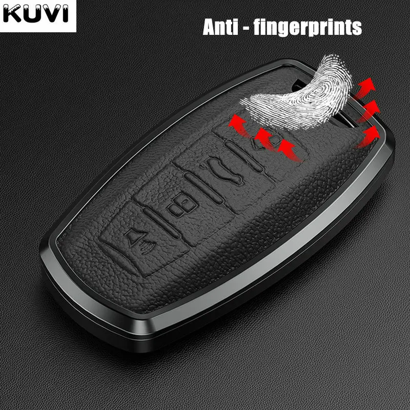 Alloy Leather Car Remote Key Case Cover Holder Shell For Great Wall Haval Hover H1 H4 H6 H7 H9 F5 F7 H2s Gmw Coupe - - Racext™️ - - Racext 25