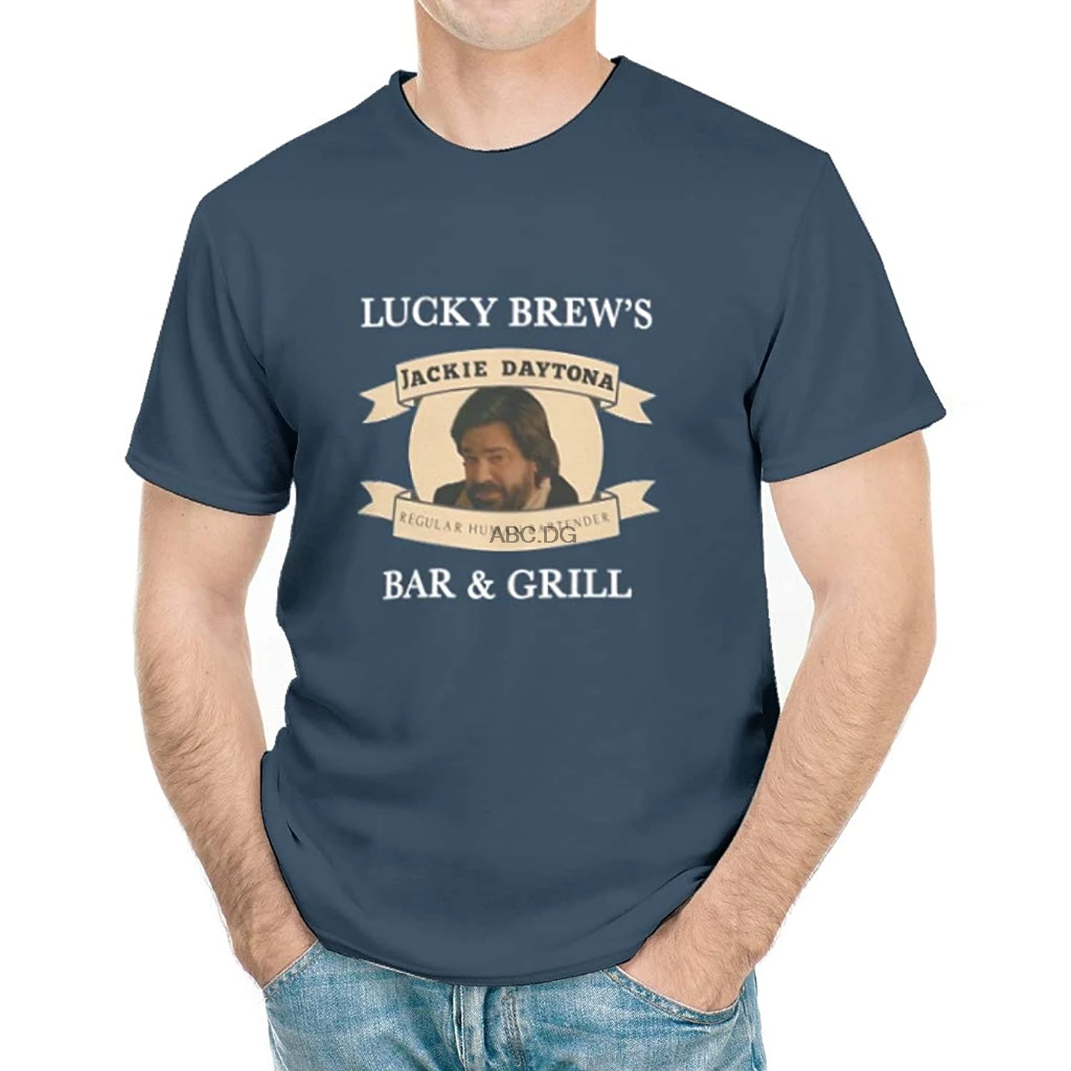 Fnvjnduhj Джеки-Дейтона Lucky Brew's Bar решетчатая футболка Новинка футболки для мужчин |