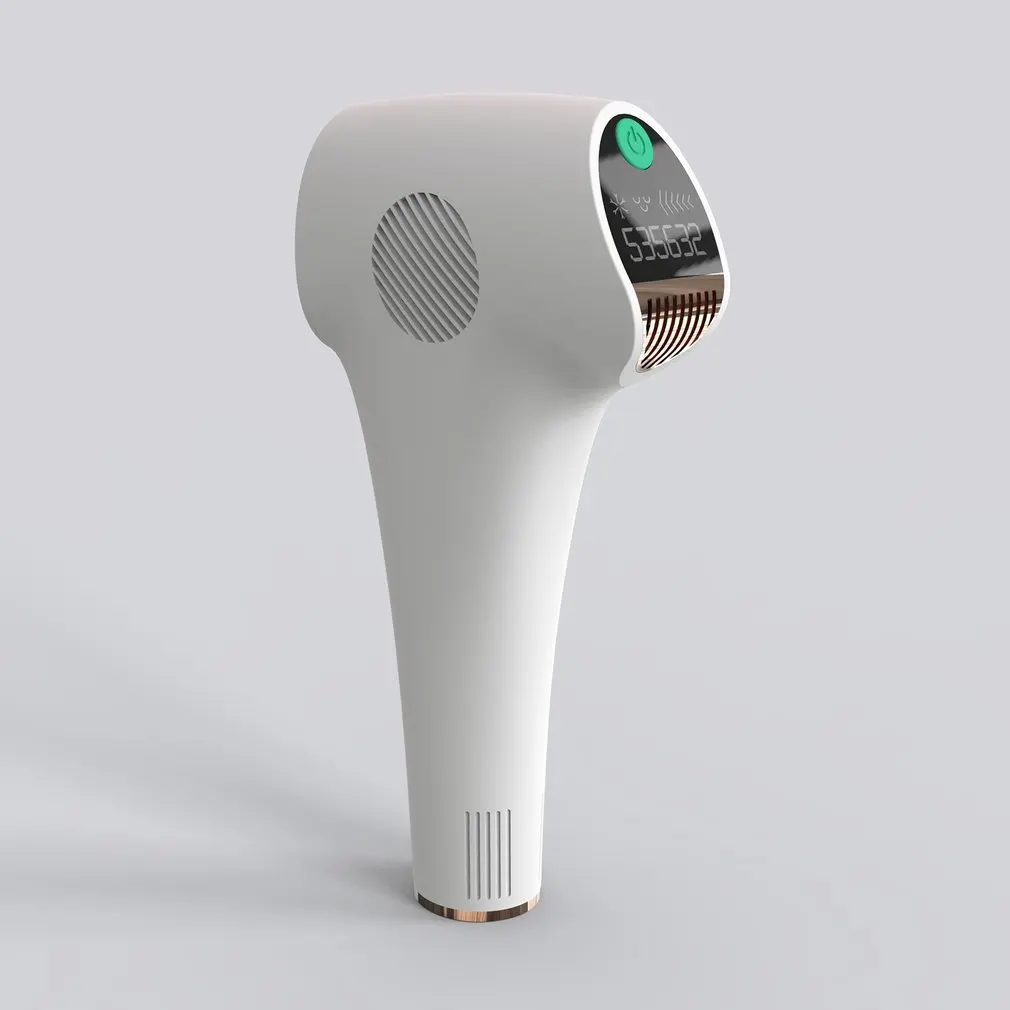 Hair Salon Hair Removal Device With Lcd Screen Weak Pulsed Light Lamp