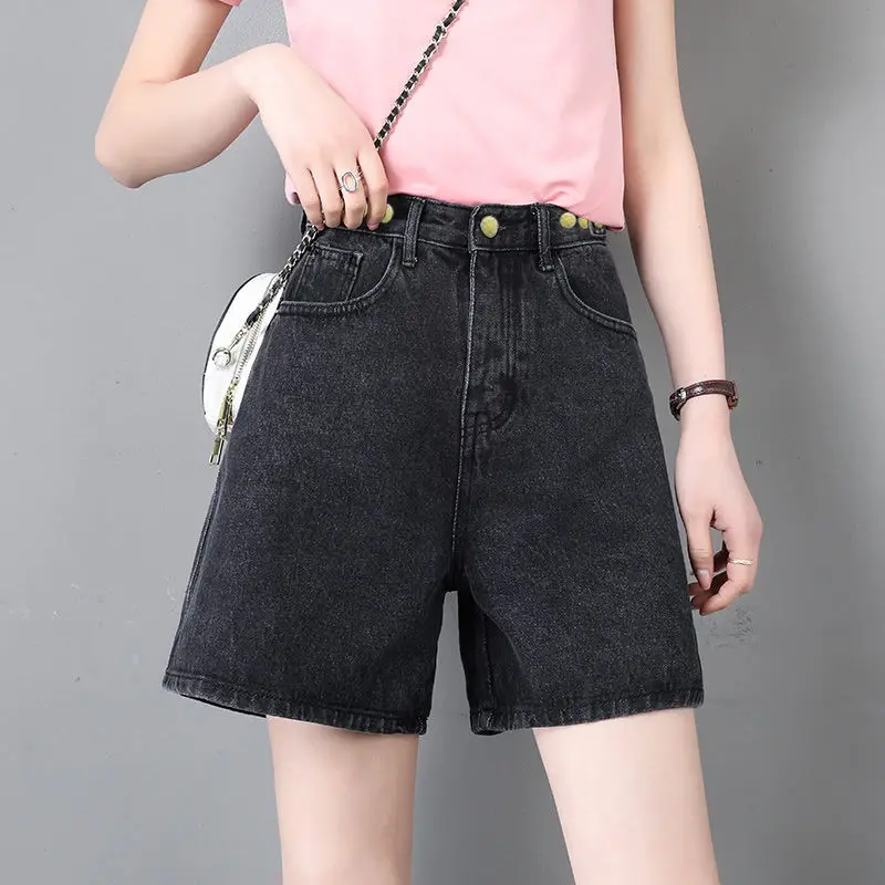 Shorts Women Women's High Waist Denim Shorts Summer Loose Ropa Mujer winter dresses for women Shorts