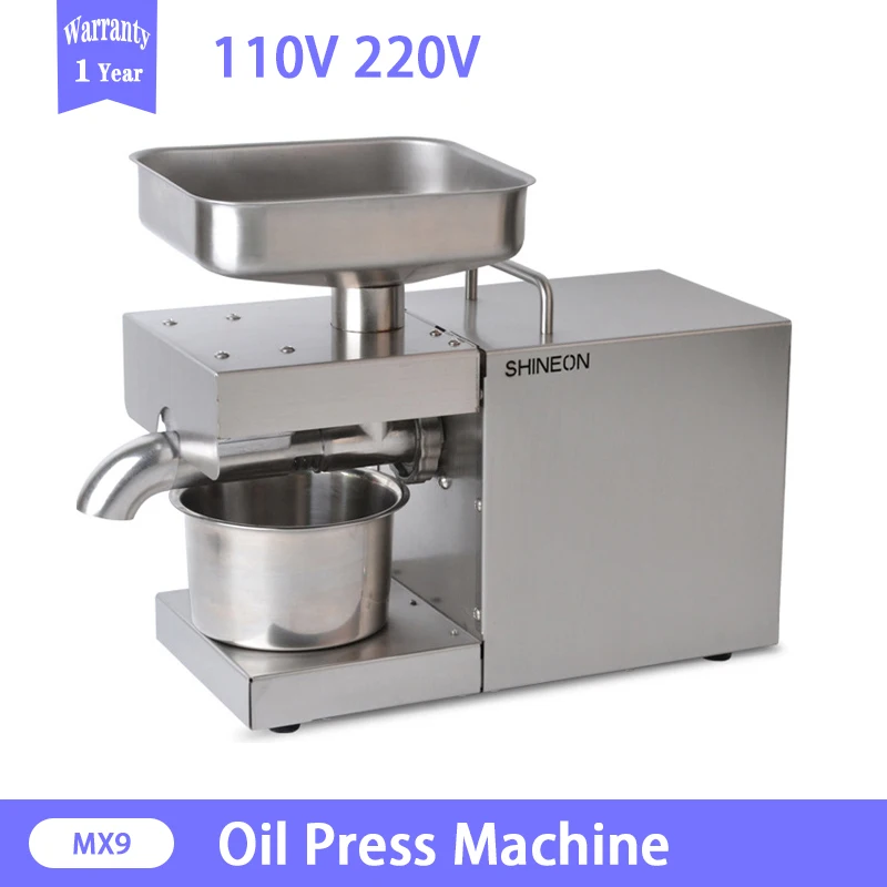 MX9 Automatic Oil Press FLaxseed Extractor Peanut Cold Household Machine 1500W | Бытовая техника