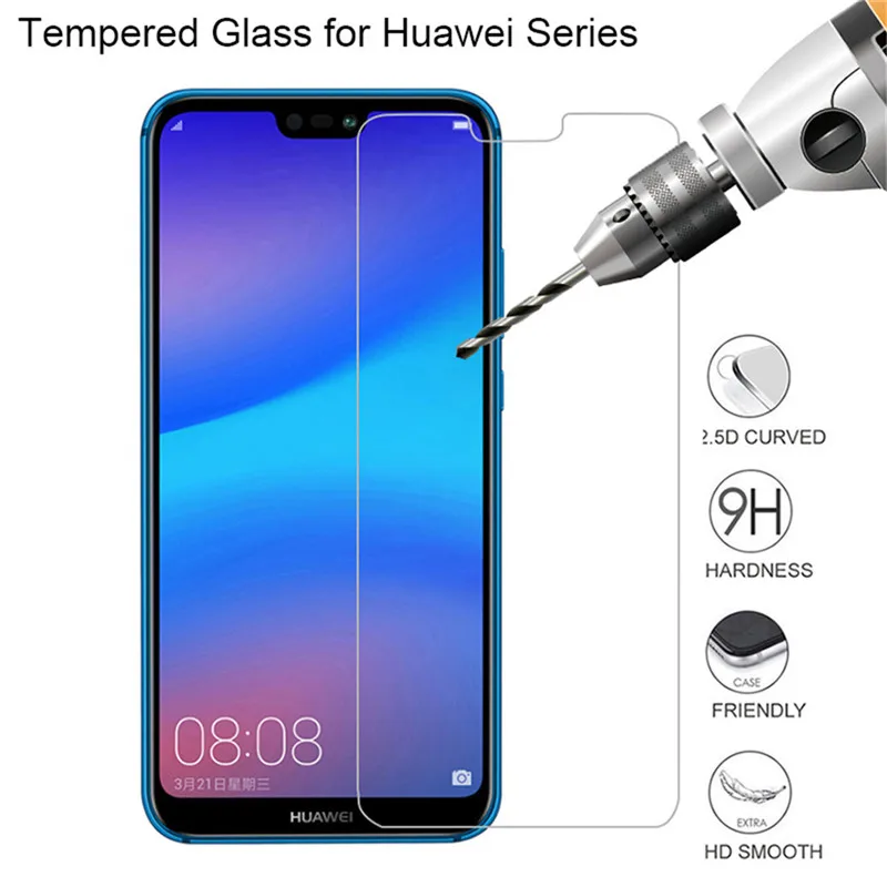 Защитное закаленное стекло для Huawei Honor 6X 7X 8X 9 Lite 10 V10 P20 Защитная пленка экрана P Smart