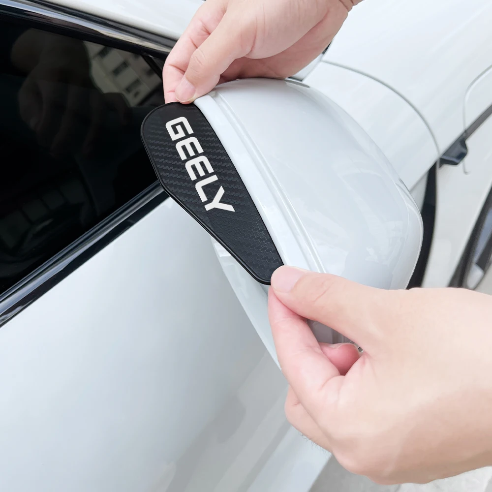 Rearview Mirror Rain Shield 2pcs Flexible PVC For GEELY GC6 GC9 LC EMGRAND X7 EC7 EC8 CK ATLAS CK2 CK3