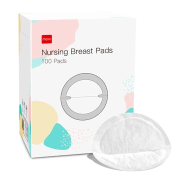 

NCVI 4D Air Disposable Nursing Breast Pads for Women -Ultra Thin Breastfeeding Milk Pads (100 Counts)