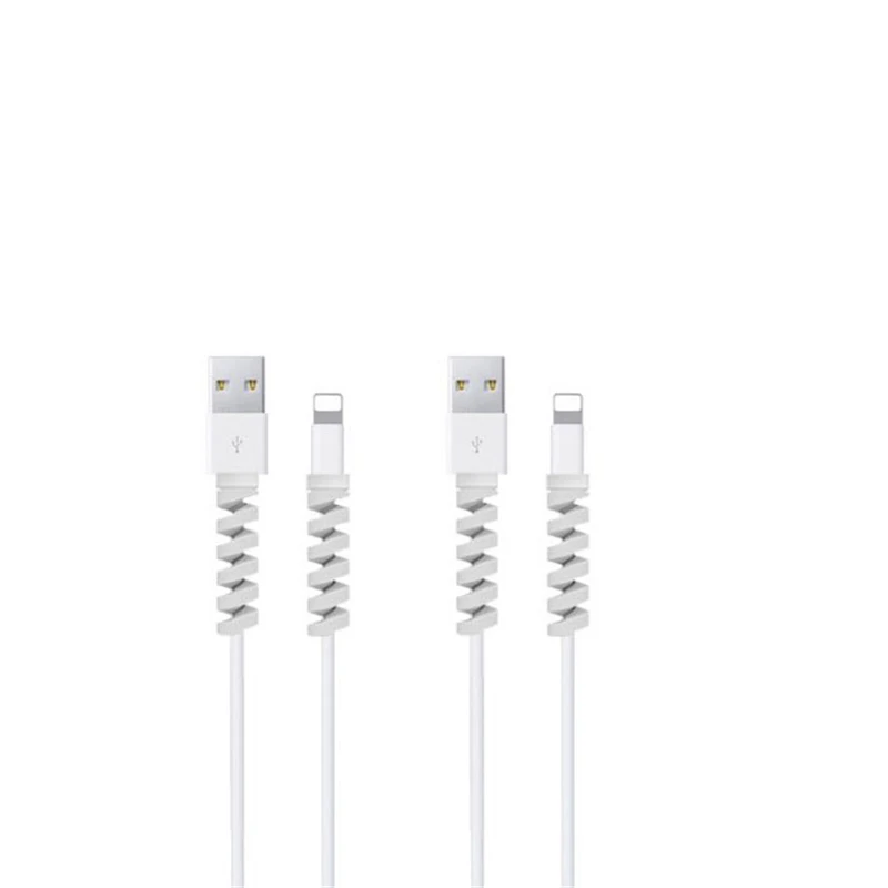 6 шт. кабель для зарядки Защитная крышка Apple iPhone USB зарядного устройства Шнур