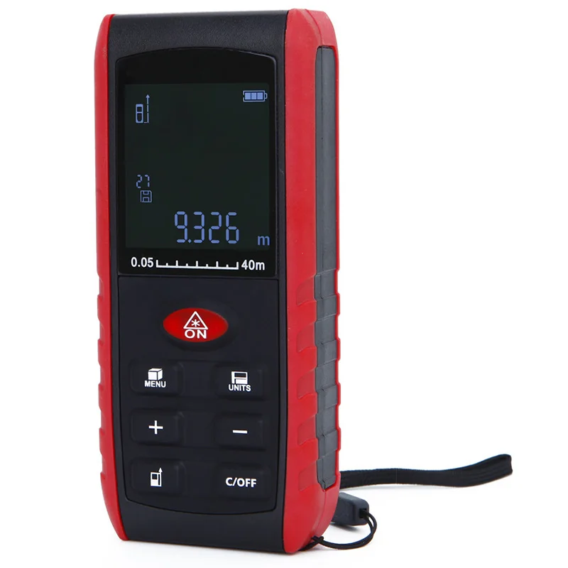 

40M Digital Distance Meter Range Finder Handheld Rangefinder Diastimeter Tape Measure