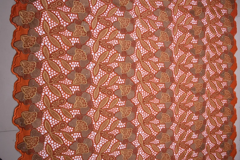 SJD кружево африканская кружевная ткань высокое качество швейцарская вуаль кружево в швейцарской вышивки удар хлопок для свадебного платья A1813