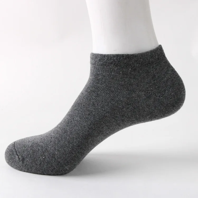 

Cotton Boat Socks Solid Color