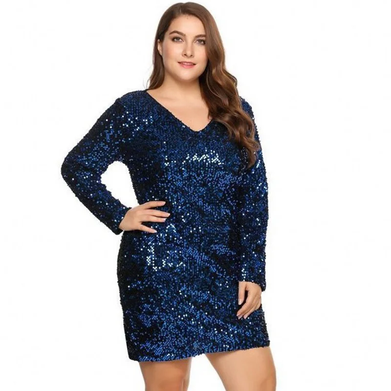 

2019 NEW Large Size L-5XL maternity Party Dress Sexy Sequined Bodycon Cocktail Club Loose Big pregnancy Dresses Plus Oversized