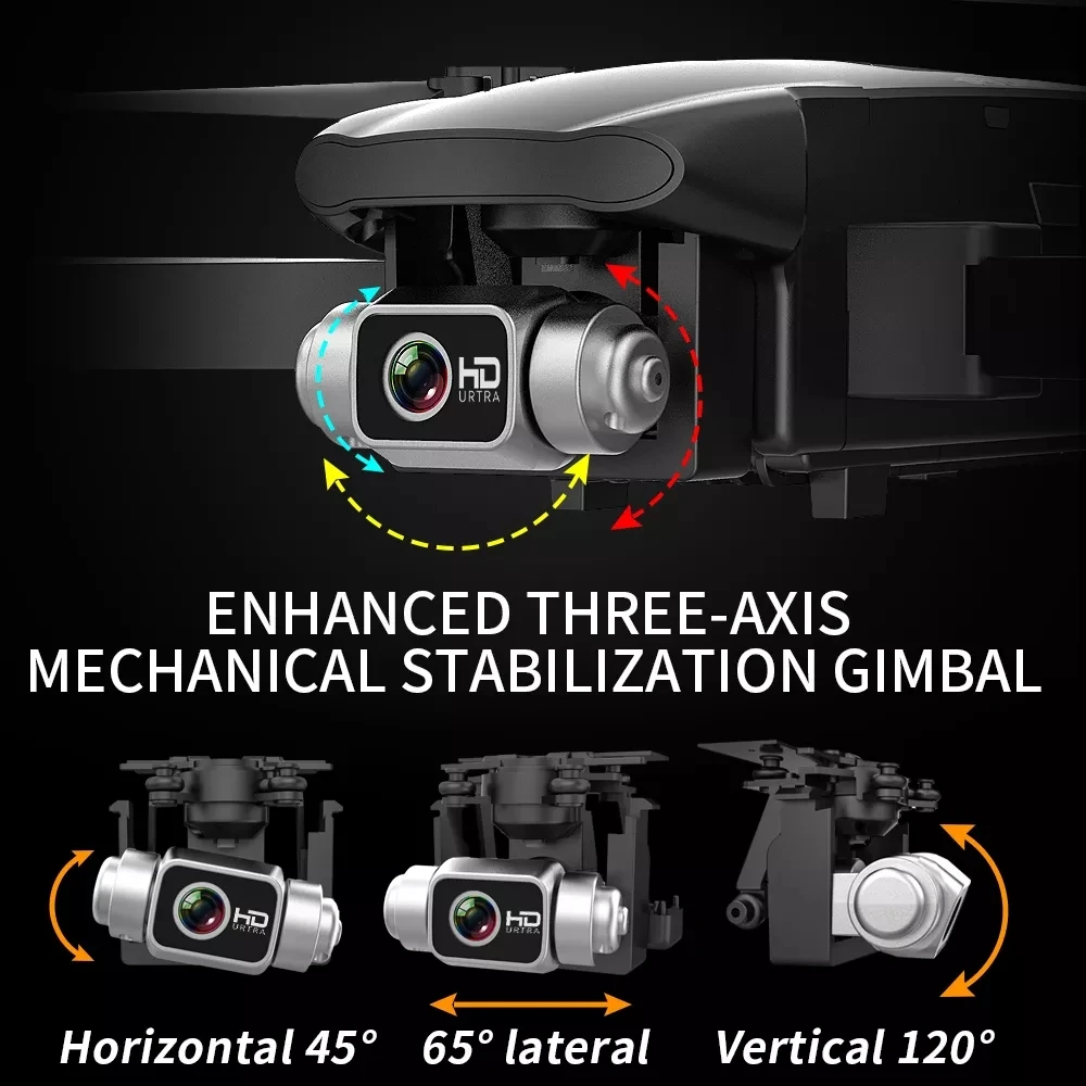 US $149.00 2021 NEW CSF100 Drone 6K HD Camera 3axis Gimbal 35 mins Flight Time Brushless Aerial Photography GPS WIFI FPV vs F11 Pro Drone