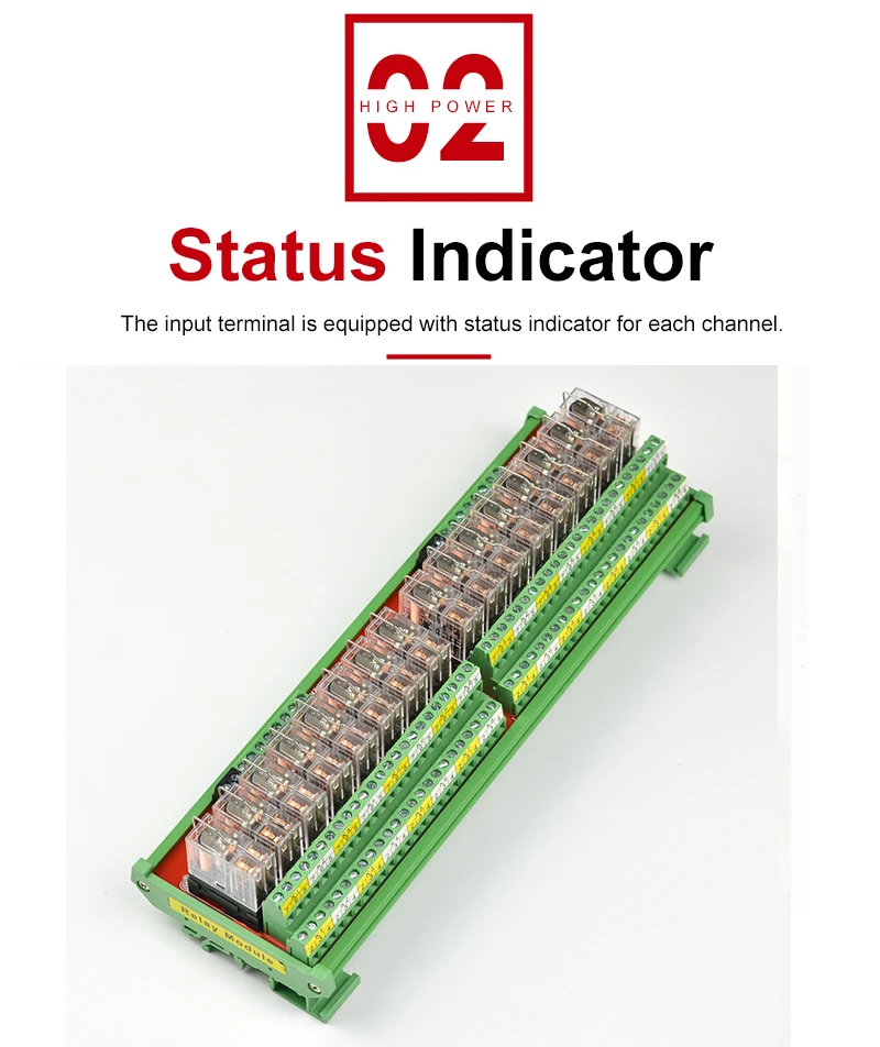 16-канальный релейный модуль 2NO+ 2NC рейку Интерфейс совместим с OMRON G2R-2 5A Вход DC 12V 24V PNP/NPN