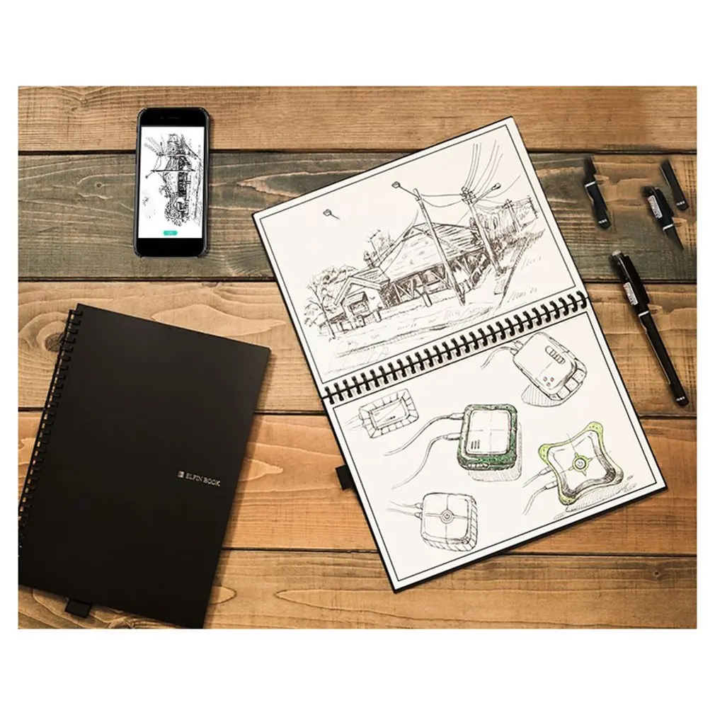 

Smart Paper Notebook Repetitive Backup Application Erasable Writing Business Intelligence Manual Drawing