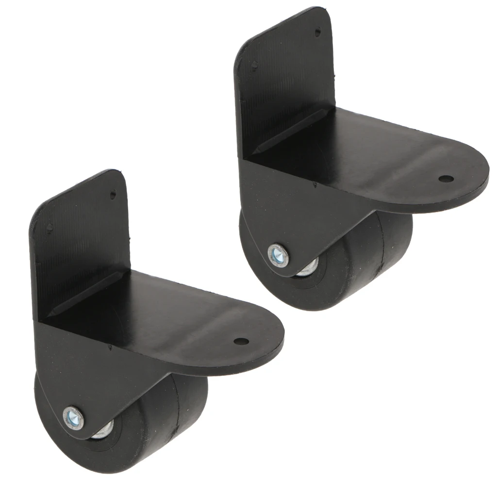 

2 Pack /Set Replacement DIY Luggage Suitcase Universal Mute Wheels Castor Rollers Load-bearing,Trolley Wheel Kits H-004A Black