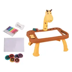 Drawing Projector Table For Kids Trace And Draw Projector Toy With Light & Music Child Smart Projector Sketcher Desk Learning