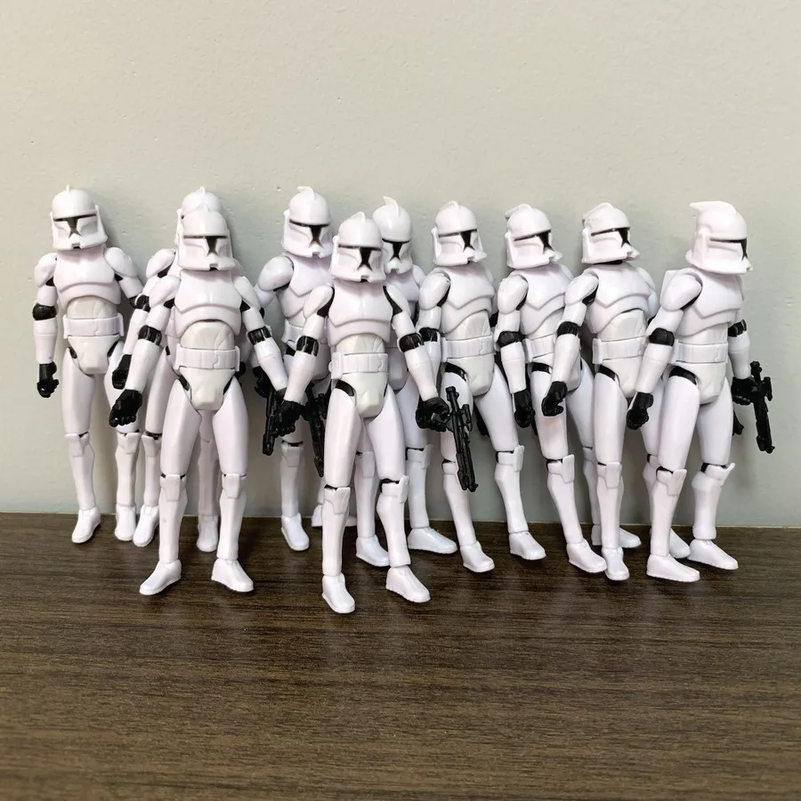 Details about   LOT Star Wars Stand Base Lightsaber for 3.75'' Clone Trooper Action Figure Toys 