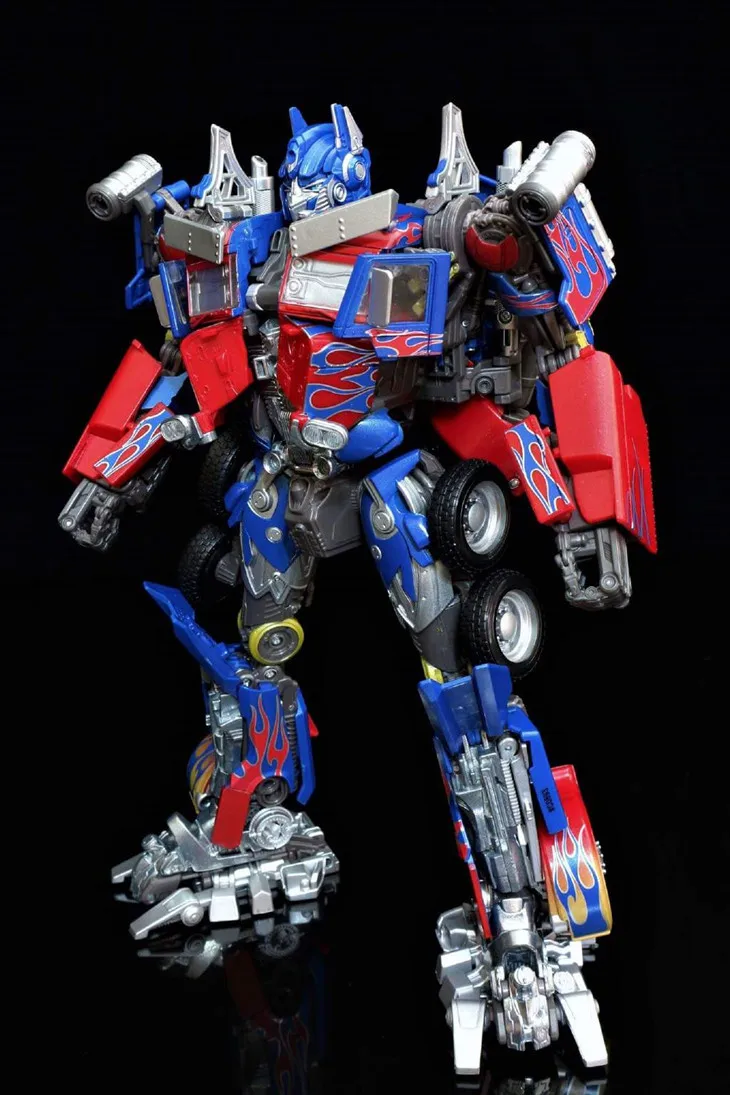 Takara Tomy Трансформеры роботы фильм шедевр MPM04 Оптимус Прайм MPM-4 деформация металла Фигурка Игрушки Коллекции