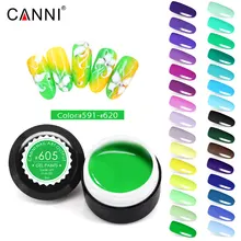 CANNI Гель-лак, 5 мл, чистый цвет, одноцветный светодиодный УФ-гель для ногтей Venalisa, дизайн для рисования, Гель-лак для ногтей