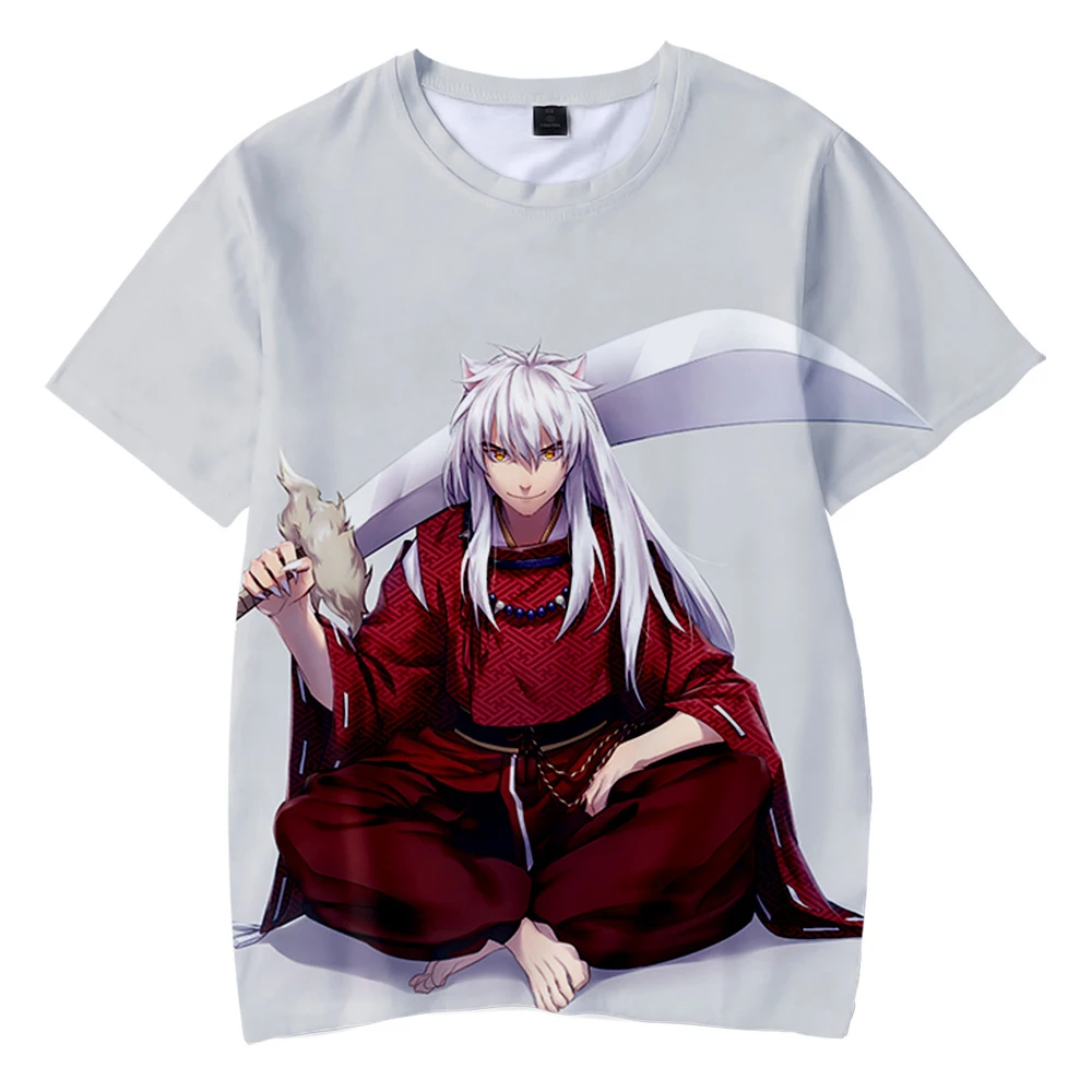 kids T Shirt Inuyasha 3D Casual t-shirt boys girls short sleeve tshirt Inuyasha Harajuku Summer Children clothes tops