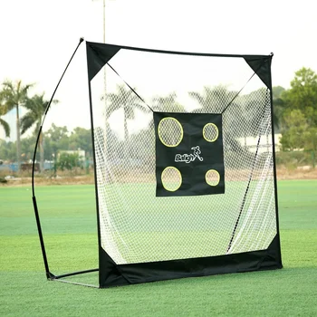 

Golf Practice Net With Chipping Target Portable Golf Trainer Hit Target Cloth Anti-Play Golf Supplies f