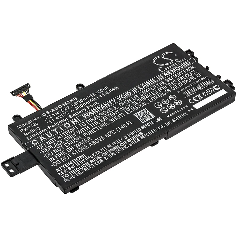 Cameron sino 3600 мАч батарея для ноутбука ASUS Q553U Q553UB-BSI7T13 ASUS 0B200-01880000 C31N1522